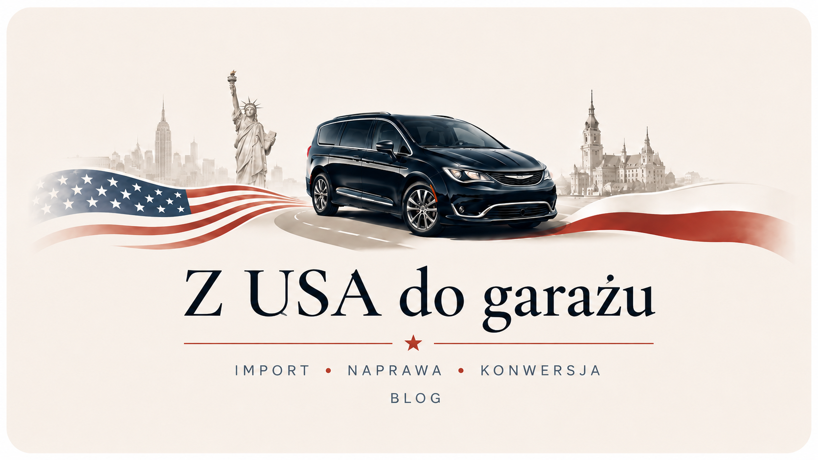 Zdjęcie główne bloga — auto sprowadzone z USA
